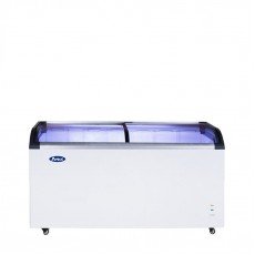 Atosa MMF9113 50-1/8(w) inch (2)Curved Top Sliding Glass Door(s) Chest Freezer, (4)Basket(s), 12.5Cu.ft, 115v/60/1, ETL Listed