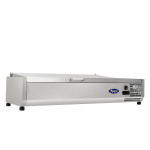 Atosa MSCT-48-10 50-1/8(w) inch Refrigerated Countertop Prep Station, (1)Door(s), 1.5Cu.ft, 1/7hp, 115v/60/1-ph, ETL Listed 