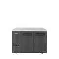 Atosa SBB48GRAUS2 48(w) inch Shallow Depth Back Bar Cooler, (2)Solid Swing Door(s), Black Exterior, (4)Shelve(s), 11.5Cu.ft, 1/7hp, 115v/60/1-ph, ETL Listed 