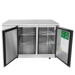 Atosa SBB69GRAUS1 68(w) inch Shallow Depth Back Bar Cooler, (2)Solid Swing Door(s), Stainless Steel, (4)Shelve(s), 18.6Cu.ft, 1/7hp, 115v/60/1-ph, ETL Listed