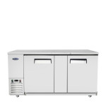 Atosa SBB69GRAUS1 68(w) inch Shallow Depth Back Bar Cooler, (2)Solid Swing Door(s), Stainless Steel, (4)Shelve(s), 18.6Cu.ft, 1/7hp, 115v/60/1-ph, ETL Listed