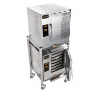 AccuTemp E62083E100 DBL Double Evolution™ Boilerless Convection Steamer 6 Pan x 2 Compartments 208V
