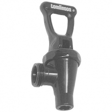 Tomlinson Black Plastic Beverage Dispenser Faucet, 1 each