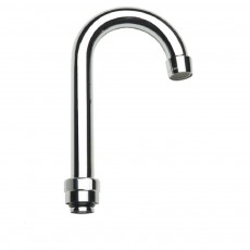 002 Gooseneck Spout, 6 inch, Stainless Steel, NSF Listed