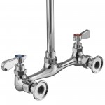 MF1001-PR Pre-Rinse Faucet Assembly Set, Wall-Mount, 8(w) inch, NSF Listed