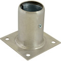G-7000 Plate-Mount Leg Socket, Stainless Steel, 3-/2(w) x 3.5(d) x 2(h) inch