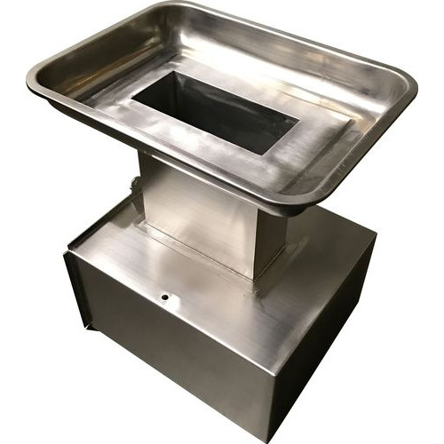 MS-150G Heavy-Duty Fresh Meat Cutting Machine, Stainless Steel, 4mm Blade, 120v/60/1 , 3/4 hp, 1763 lb/hr, 26.8(w) x 14.2(d) x 30(h) inch, ETL Listed