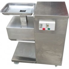 MS-150G Heavy-Duty Fresh Meat Cutting Machine, Stainless Steel, 4mm Blade, 120v/60/1 , 3/4 hp, 1763 lb/hr, 26.8(w) x 14.2(d) x 30(h) inch, ETL Listed
