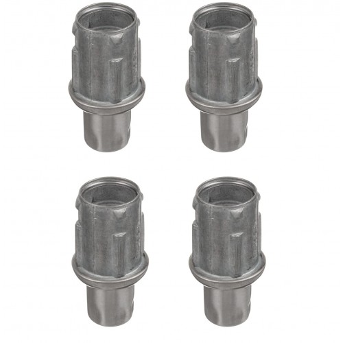 PF-13 Bullet Feet, Adjustable, Stainless Steel, Hex Toe, 1-5/8 inch OD, 4 each