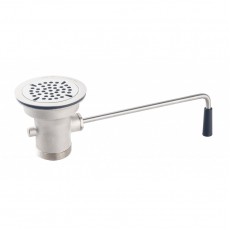 QM-85Z Twist Handle Waste Valve, Strainer, Zinc Body, 2 inch N.P.T