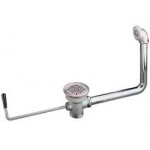 QM-86Z Twist Handle Waste Valve, with Overflow Assembly, Zinc Body, 2 inch N.P.T