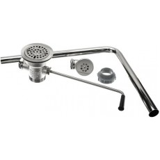 QM-86Z Twist Handle Waste Valve, with Overflow Assembly, Zinc Body, 2 inch N.P.T