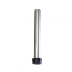 SD-1111 Bar Sink Overflow Pipe, Chrome Plated Brass, 1 inch OD, 7-3/4 inch Length
