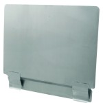 SG2018R Deep Fryer Splash Guard, Removable, Stainless Steel, Fits Both Left or Right Side, 18 Gauge, 26(w) x 12(d) inch