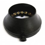 GSW WR-JBC10NG Speed Jet Burner with Cap, (20)Tip(s), 10 inch Diameter, 3/4 inch Pipe, Natural Gas, 160k Total BTU/Hr, ETL Listed