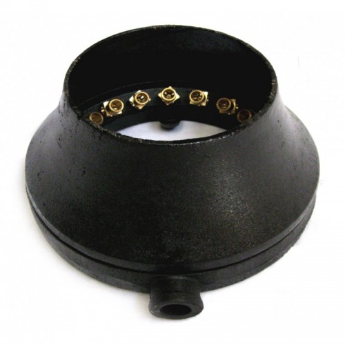 GSW WR-JBC10NG Speed Jet Burner with Cap, (20)Tip(s), 10 inch Diameter, 3/4 inch Pipe, Natural Gas, 160k Total BTU/Hr, ETL Listed