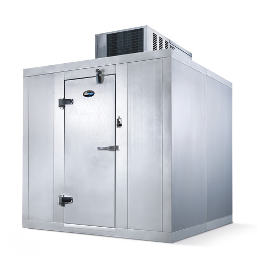AmeriKooker QC081072**NBSC Indoor Quick Ship Walk-in Cooler, Without Floor, Modular, Self-Contained, Top Mount Compressor, 94(W) x 117.25(L) x 86-1/4(H) inch, NSF Listed