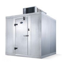 AmeriKooler QC081072**NBSC Indoor Quick Ship Walk-In Cooler Without Floor 94(W) x 117.25(L) x 86-1/4(H) inch Top Mount Self-Contained