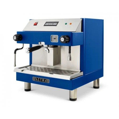 Astra M1-011-1-B MEGA I 19.25(w) inch Automatic Espresso Machine, (1)Group Head(s), Blue Exterior Color, 2000w, 110v/60/1-ph, ETL Listed