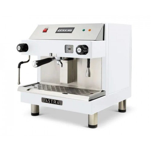 Astra MEGA I M1-011-1-W 19.25(w) inch Automatic Espresso Machine, (1)Group Head(s), White Exterior Color, 2000w, 110v/60/1-ph, ETL Listed
