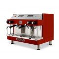 Astra M2-012-R MEGA II 27.25(w) inch Automatic Espresso Machine, (2)Group Head(s), (12.5)Liter(s), Red Exterior Color, 4500w, 220v/60/1-ph, ETL Listed