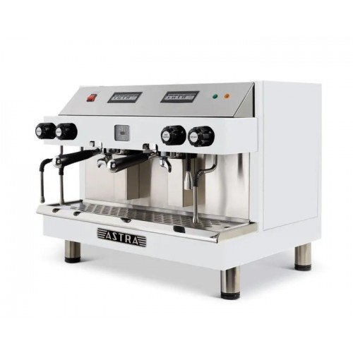 Astra M2-012-W MEGA II 27.25(w) inch Automatic Espresso Machine, (2)Group Head(s), (12.5)Liter(s), White Exterior Color, 4500w, 220v/60/1-ph, ETL Listed