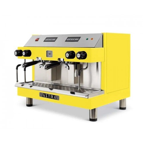 Astra M2-012-Y MEGA II 27.25(w) inch Automatic Espresso Machine, (2)Group Head(s), (12.5)Liter(s), Yellow Exterior Color, 4500w, 220v/60/1-ph, ETL Listed