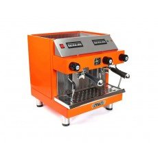Astra M2C-014-1-O MEGA II 19.24(w) inch Automatic Compact Espresso Machine, (2)Group Head(s), (7)Liter(s), Orange Exterior Color, 2000w, 220v/60/1-ph, ETL Listed