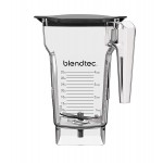 Blendtec 40-609-60 FourSide+ Blender Jars w/ Soft Lid, 75oz Capacity, Clear, BPA Free, NSF Listed