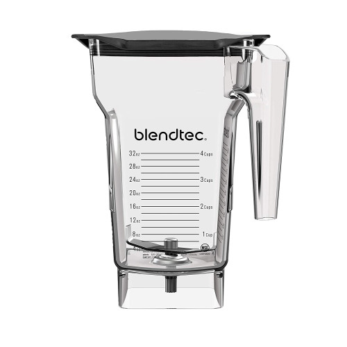 Blendtec 40-609-60 FourSide+ Blender Jars w/ Soft Lid, 75oz Capacity, Clear, BPA Free, NSF Listed