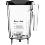 Blendtec 40-630-61 WideSide Blender Jars, Soft Lid, 90oz Capacity, Clear, BPA Free, NSF Listed
