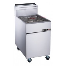 Blue Air BLF5-LPG 70lb Oil Capacity (5)Burner(s) Heavy-Duty Gas Tub Deep Fryers, Floor Model, (2)Basket(s), Liquid Propane, 150k Total BTU/Hr, SA Listed