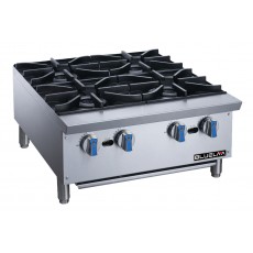 Blue Air BLHP24 24(w) inch Hot Plates, (4)Burner(s), Countertop, Natural Gas, 112k Total BTU/Hr, CSA Listed