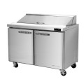Blue Air BLPT36-HC 36(w) inch, (2)Door(s) Refrigerated Standard Top Prep Table, (2)Shelve(s), 9.5Cu.ft, 1/4hp, 115v/60/1-ph, ETL Listed