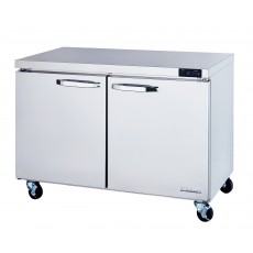 Blue Air BLUF48-HC 48-3/8(w) inch (2)Door(s) Undercounter Freezer, (4)Shelve(s), 13.1Cu.ft, 1/2hp, 115v/60/1-ph, ETL Listed