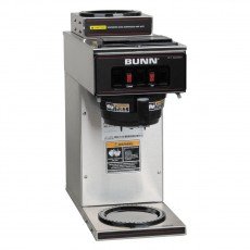 BUNN 13300-0002 VP17-2 Pourover Coffee Brewer, Not Plumbed, (12)Cup(s), Low Profile, (2)Warmer(s), 1600w, 13.3amps, 120v/60/1-ph, UL/NSF Listed