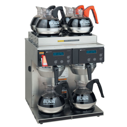 BUNN 38700.0014 AXIOM® Coffee Brewers, Automatic, 4/2 Twin (4Upper/2Lower Warmers), Plumbed, 6700w, 27.9amps, 120v/60/1-ph, UL/NSF Listed
