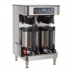 BUNN 51200.0102 ICB Infusion Series Twin Soft-Heat Automatic Coffee Brewer, Plumbed, 6000w, 28amps, 120/208//60/1-ph, UL/NSF Listed