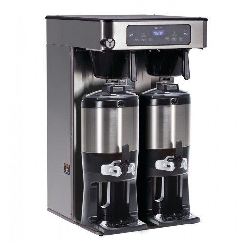 BUNN 53200.0101 ICB Infusion Series Twin Soft-Heat Automatic Coffee Brewer, Plumbed, 6000w, 25amps, 120/240//60/1-ph, UL/NSF Listed