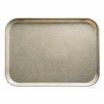 Cambro 1014FF104 Rectangular Fast Food Tray, Desert Tan, Polypropylene, 13-9/16(w) x 10-7/16(d) inch, NSF Listed, 24 each