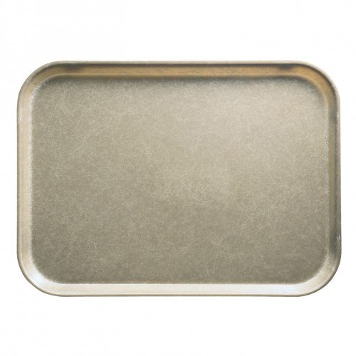 Cambro 1014FF104 Rectangular Fast Food Tray, Desert Tan, Polypropylene, 13-9/16(w) x 10-7/16(d) inch, NSF Listed, 24 each