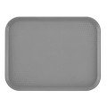 Cambro 1014FF107 Fast Food Tray, Rectangular, Pearl Gray, Polypropylene, 13-9/16(w) x 10-7/16(d) x 1-1/2(h) inch, NSF Listed – 2 Dozen