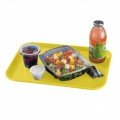 Cambro 1014FF108 Fast Food Tray, Rectangular, Prime Rose, Polypropylene, 13-9/16(w) x 10-7/16(d) x 1-1/2(h) inch, NSF Listed – 2 Dozen