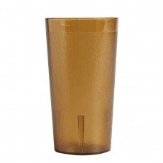 Cambro 1200P153 Colorware Tumbler, 12.6oz, Amber(153), SAN Plastic, 2-15/16(w) x 2-15/16(d) x 5-3/16(h) inch – 6 Dozen