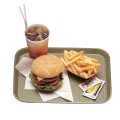 Cambro 1216FF104 Fast Food Tray, Rectangular, Desert Tan, Polypropylene, 16-1/8(w) x 11-7/8(d) x 1-1/2(h) inch, NSF Listed – 2 Dozen