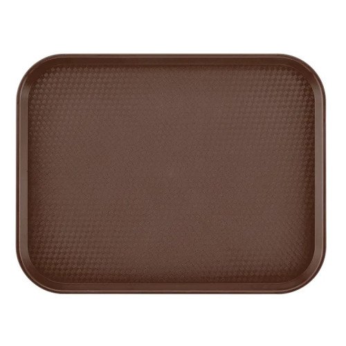 Cambro 1216FF167 Fast Food Tray, Rectangular, Brown, Polypropylene, 16-1/8(w) x 11-7/8(d) x 1-1/2(h) inch, NSF Listed – 2 Dozen