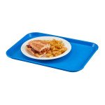 Cambro 1216FF168 Fast Food Tray, Rectangular, Blue, Polypropylene, 16-1/8(w) x 11-7/8(d) x 1-1/2(h) inch, NSF Listed – 2 Dozen