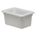 Cambro 12189P148 Food Storage Boxes, (4.75)Gallon(s), Rectangular, Natural White, Polyethylene, 18(w) x 12(d) x 9(h) inch, NSF Listed - 6 each