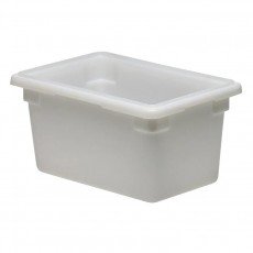 Cambro 12189P148 Food Storage Boxes, (4.75)Gallon(s), Rectangular, Natural White, Polyethylene, 18(w) x 12(d) x 9(h) inch, NSF Listed - 6 each