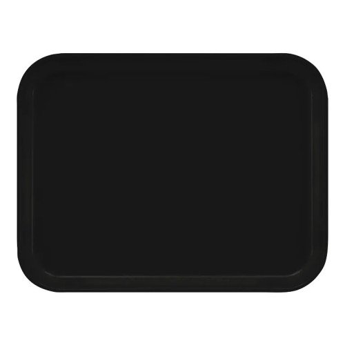 Cambro 1218MT110 Market/Bakery Display Trays, Rectangular, Black, Fiberglass, 17-3/4(w) x 11-1/2(d) x 1(h) inch, NSF Listed – 1 Dozen